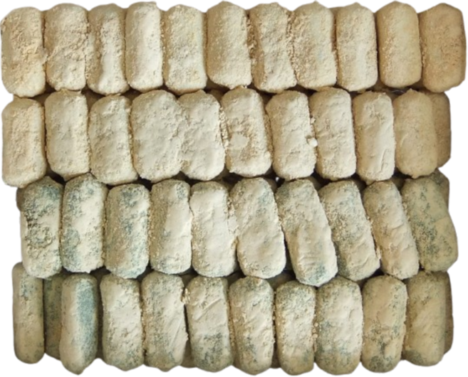 [대영]국내산 찹쌀 쑥백인절미 냉동떡 아침대용떡 간식떡 식사떡 굳지않는떡 답례품 명절선물, 20g, 150개