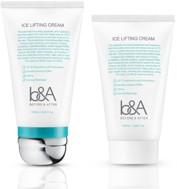 [본사 공식몰] 전속모델 김고은 PICK 비포앤애프터 아이스리프팅크림+리필 세트 (사용즉시 -5도 세계최초 영하-27도에서 얼지않는 프리미엄 탄력&열감케어), 1개, 120ml
