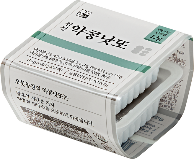 오롯농장 검정약콩낫또, 44.5g, 24개