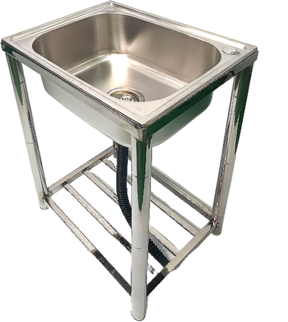 리빙앤홈 간이 싱크대 사무실 개수대 보조 주방 소형 싱크대 스텐 씽크대 베란다 탕비실 업소용