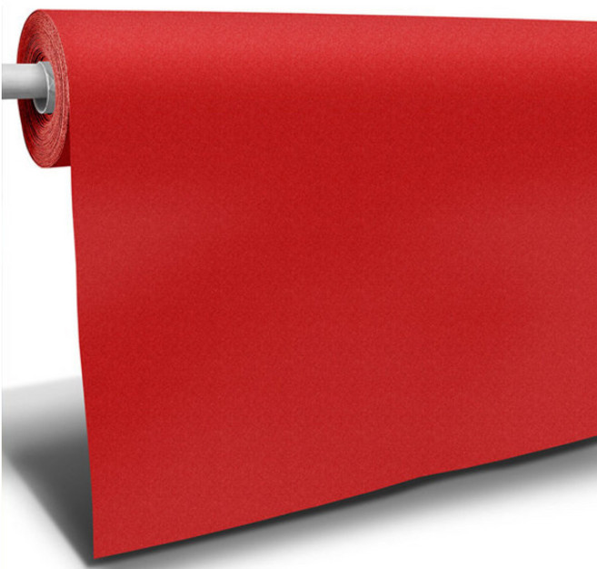 국내산 보급형 파인텍스 행사용카펫 레드카페트 다양한 사이즈 대량보유, 1개, 국내산 보급형 적색(1.2mX36m)