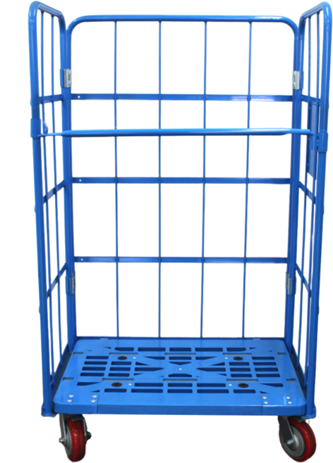 제이와이컴퍼니 플라스틱 밑판 롤테이너 파렛트 롤카트 소형, 1개