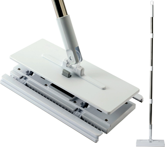 Buyzonkor 신형 이지원터치탭 밀대걸레 자동 바닥청소 다용도 청소포밀대, 먼지제거용20매, 1세트