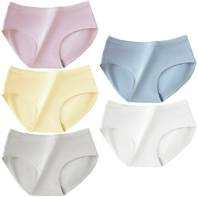 르브니 주니어 여아 요일팬티 5매입 박스포장 초등 중학 신학기 선물용 화사한 색상