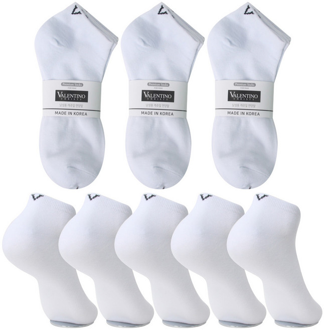 발렌티노크리스티 20켤레 스니커즈 발목 캐쥬얼 면 양말