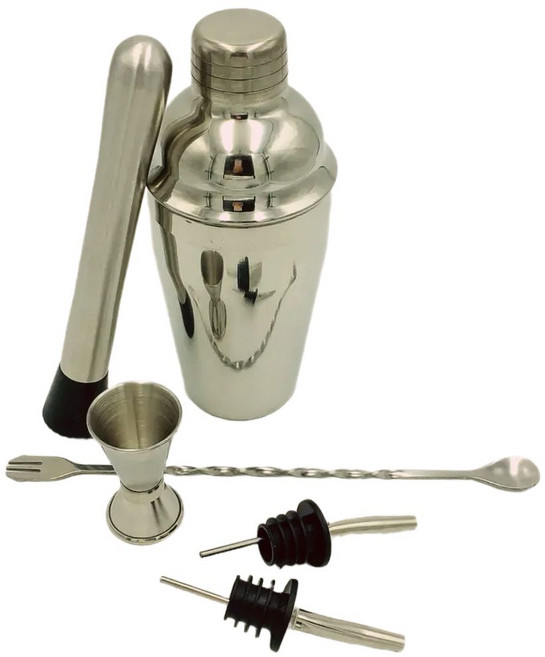 칵테일 세트 칵테일 쉐이커 바텐더 홈텐딩 조주기능사 6종 550ml 입문용