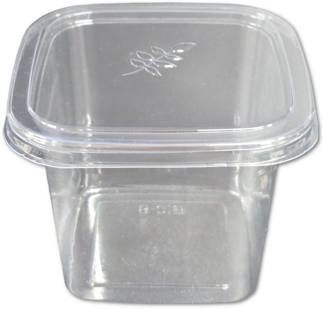 DD 사각 보틀케이크케이스 티라미수 용기 400ml, 50개, 투명