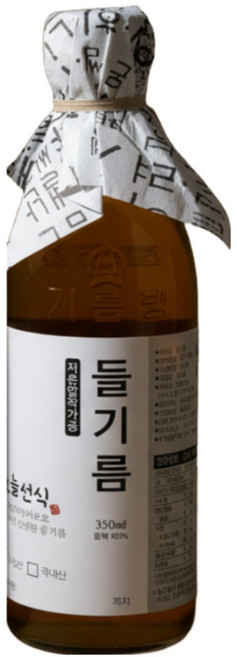 오늘선식 저온압착 들기름 국산, 2개, 350ml