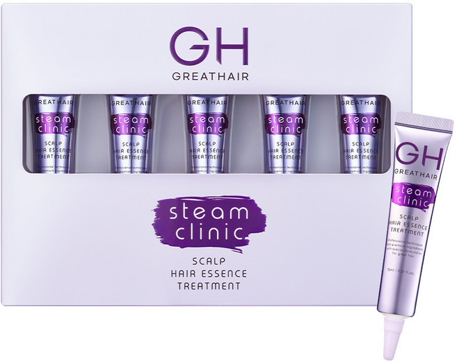 그레이트헤어 탈모 기능성 노워시 스칼프 트리트먼트 휴대용 1Box, 5개, 15ml