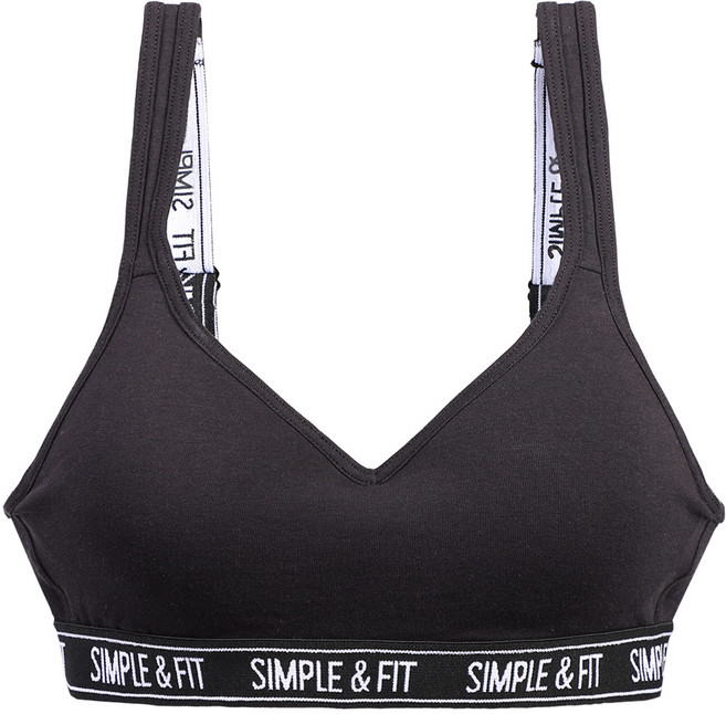 모노토노 내츄럴코튼 후크형 스포츠 브라/내 피부에 순한 면소재