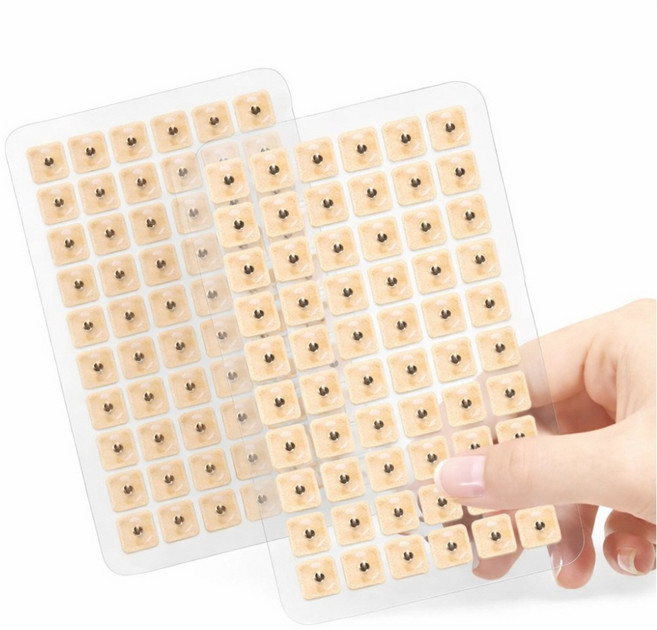 리온하임 귀지압패치 이혈테라피 혈자리 귀침스티커 붓기관리 이침혈자리 스틱포함, m.스킨, 1200개