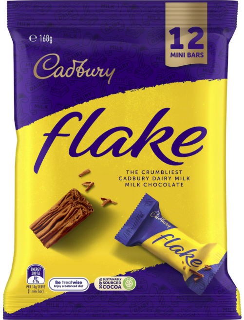 호주 캐드버리 초콜릿 플레이크 쉐어팩 12개입 Cadbury Flake Sharepack 12pk, 1개, 168g