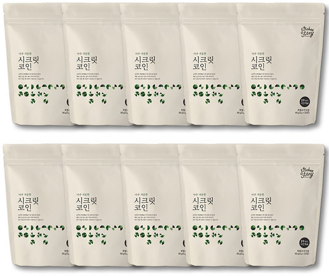 (키친스토리공식) 빅마마 이혜정 개운한 맛 시크릿코인, 80g, 10개