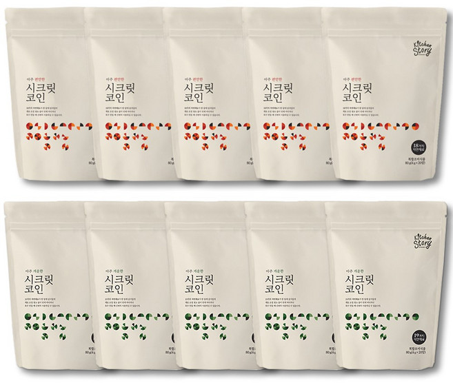 (키친스토리공식) 빅마마 이혜정 시크릿코인 편안한맛+개운한맛 총200알 (편안한맛 100알+개운한맛 100알)