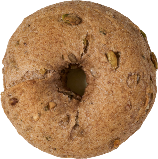 로글릭 통밀 넛츠 베이글 카무트 저당, 6개, 110g