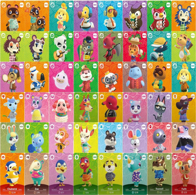 닌텐도 스위치 동물의 숲 3.0 업데이트 5탄 48종 카드 한글판
