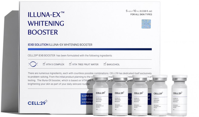셀29 일루나EX 부스터 앰플 화이트 미백 톤리프팅, 1개, 50ml