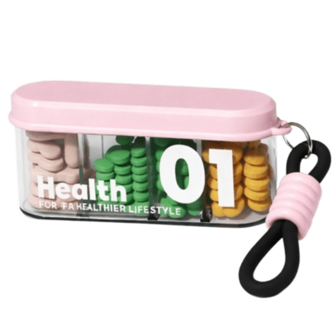 손안대고 꺼내는 휴대용 약통, 1개