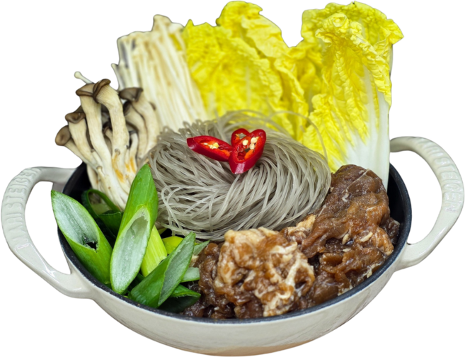 온가족 푸짐한 서울식 소불고기 총 1060g 불고기 육수 당면사리 포함 완벽 세트, 1개, 1.06kg