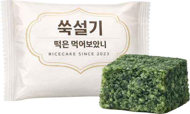 쑥설기는 먹어보았니 국내산 개별포장 당일생산 식사대용 떡먹보 [쑥설기1kg x 1박스]