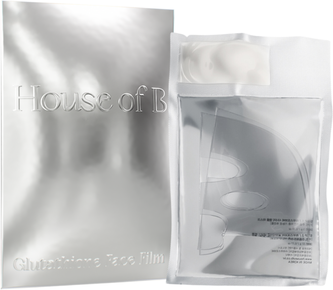 99% 고순도 글루타치온 함유 / 하우스오브비 글루타치온 페이스 필름, 1개, 1개입