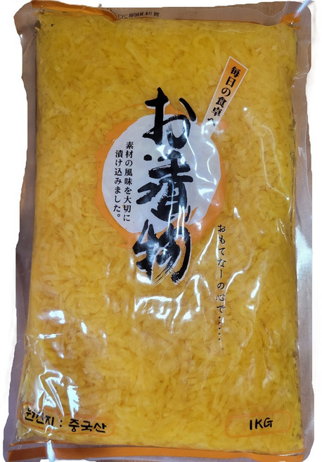 씨엘푸드 동경 단무지 채, 1kg, 3개