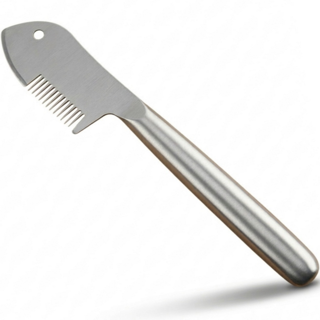 퍼미에잇 스테인레스 파채 야채 슬라이서 채썰기 도구 채칼 파절기 대파 칼 슬라이스 다용도 키친 가정용 나이프, 1개, ONE COLOR