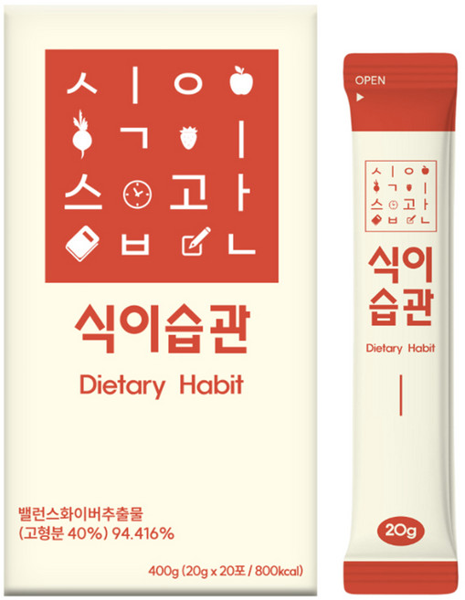 식이섬유 식이습관 액상 스틱 편한 장케어, 1박스, 20회분