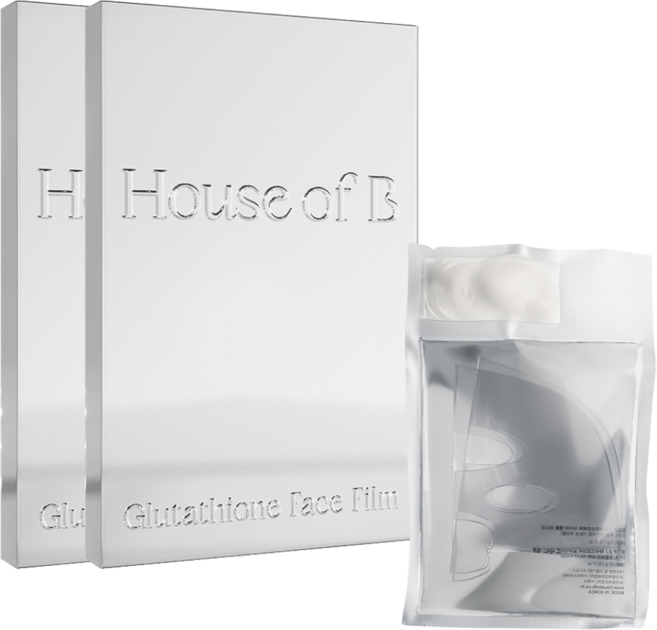 99% 고순도 글루타치온 함유 / 하우스오브비 글루타치온 페이스 필름, 2개, 3개입