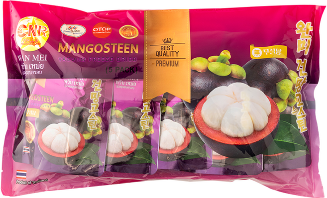 태국독점수입 무설탕 최고급품질 완미 동결건조 망고스틴 건망고스틴 망고스틴 100g (20g X 5개), 5개, 20g