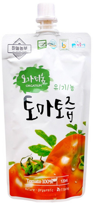 오가티움 유기농 토마토즙, 20개, 120ml