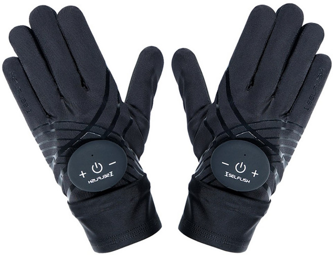 셀프리쉬 EMS 장갑 마사지기 저주파 전신 바디케어 손마사지 안마기 근육케어 휴대용 EMS 자극, 양손세트+컨트롤러2입