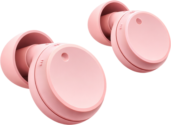 데일리코브 소음차단 수면 귀마개 실리콘 이어플러그 꿀잠용, 1개, 핑크