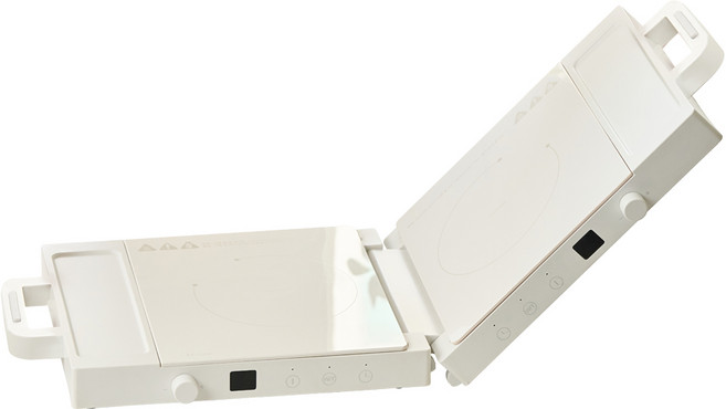 [폴더블] IH 스마트 2구 인덕션 3500W, 가지고 다닐 수 있는, 2 IN 1 인덕션