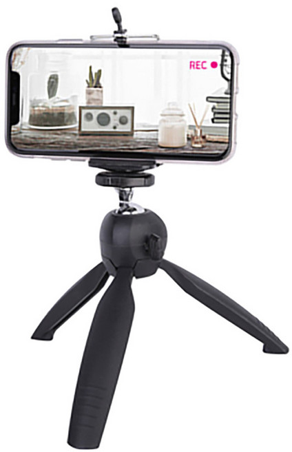 튜바스 TBS-3115 스마트폰 카메라 삼각대 접이식삼각대 여행용삼각대 셀카삼각대 방송용삼각대 미니삼각대, 1개