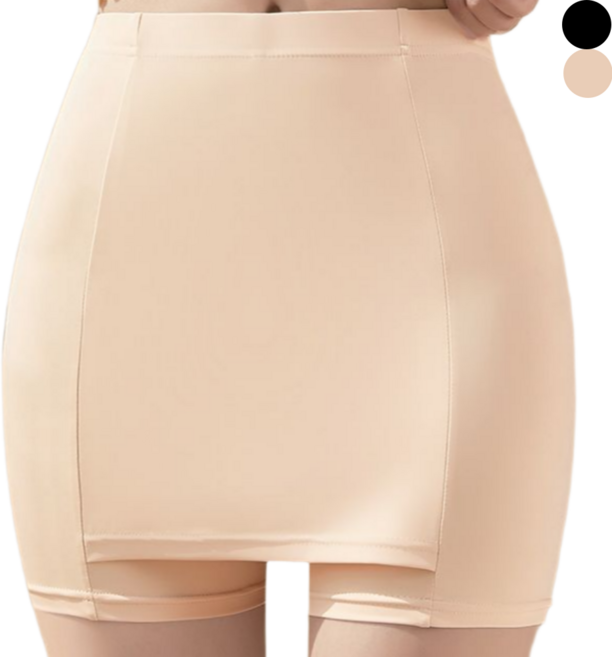 벨에라 빅사이즈 여성 심리스 노라인 속치마 속바지 Y존커버 M~2XL 2종세트