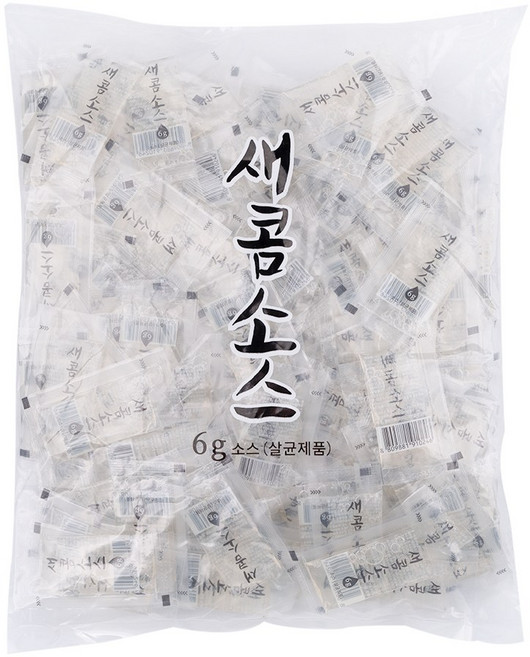 새콤소스 미니식초 초대리 포장용 6gX200개입 초데리 일회용 배달 미니 만두 냉면 소스, 12kg, 1개
