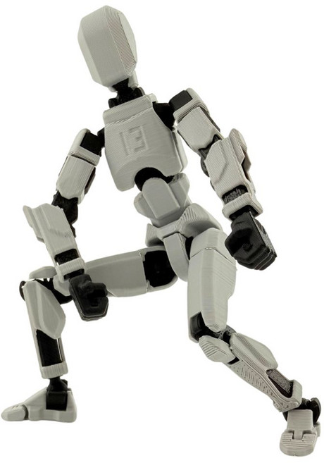 더미13 액션 피규어 관절 피규어 T13 타이탄 DUMMY13 조립완료 완성품 하이유픽, 그레이, 1개