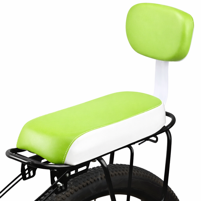 글로리존 자전거 뒷자리 보조 안장 쿠션 의자, 1개, 그린