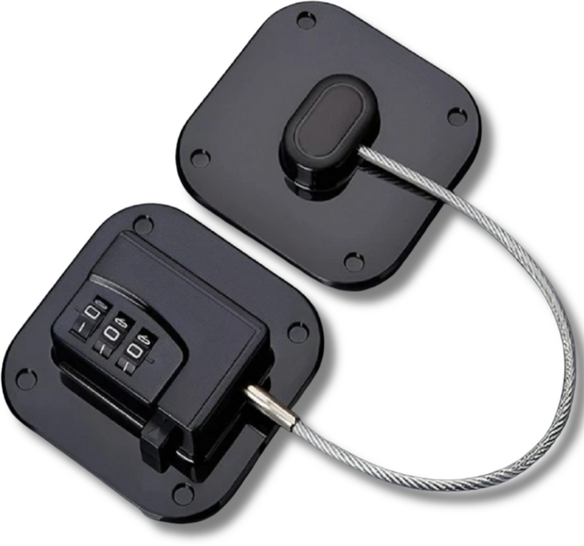 플레인업 냉장고 자물쇠 무타공 자물쇠, 1개