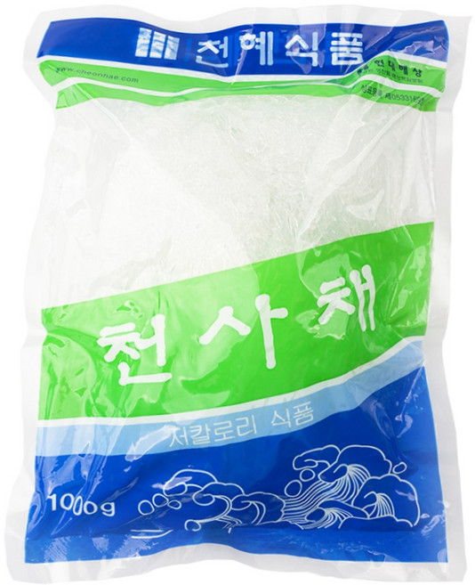 천사채 소 1kg 요리용 저칼로리 다이어트 면 잡채 당면 샐러드 횟집 데코, 천사채 1kg, 1개