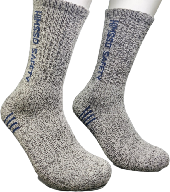 힘쏘 겨울 방한 따스미 작업양말 남성용 등산양말 장목 8컬레, 그레이, 8세트