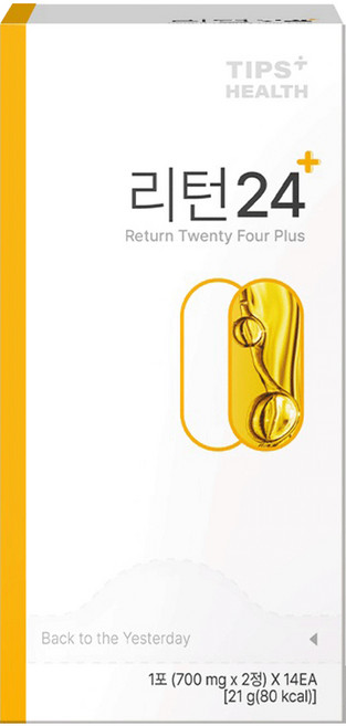 팁스헬시 리턴24 흰강낭콩 차가버섯 라이코펜, 6개, 14회분