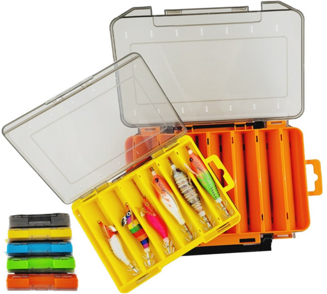 손피싱 양면 에기케이스 태클박스 에기박스 애기케이스 낚시 소품 용품 보관함 쭈꾸미 문어 갑오징어, 에기케이스 중형(M), 그린, 1개