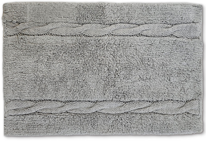 코튼위브 욕실발매트 화장실 발매트 주방 매트 부엌 면 100%, 그레이