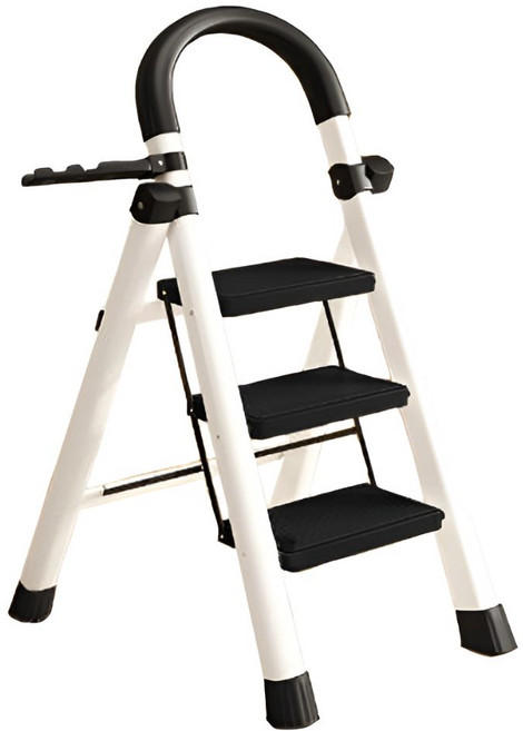 [5시주문건 당일배송] FOOI 접이식 가정용 사다리 3단 4단 5단 다용도 사다리, 3단사다리, 1개