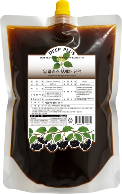 딥 플러스 헛개차 진액, 1개, 1kg