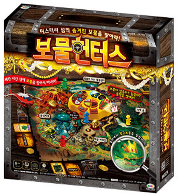 보물을 찾아서 떠나라 보물헌터스 보드가족게임, 1개