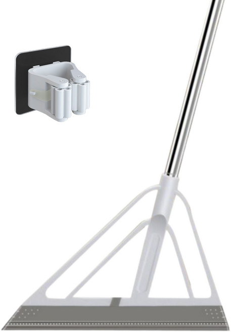 찬움컴퍼니 다용도 만능 청소 실리콘 빗자루 스퀴지, 화이트, 1개