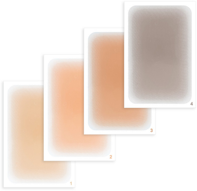 ADNEWX 타투 흉터 커버 방수 타투커버시트 대형 10p, 10개, 하얀 피부